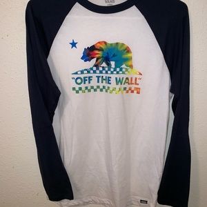 Vans long sleeve baseball Tee
